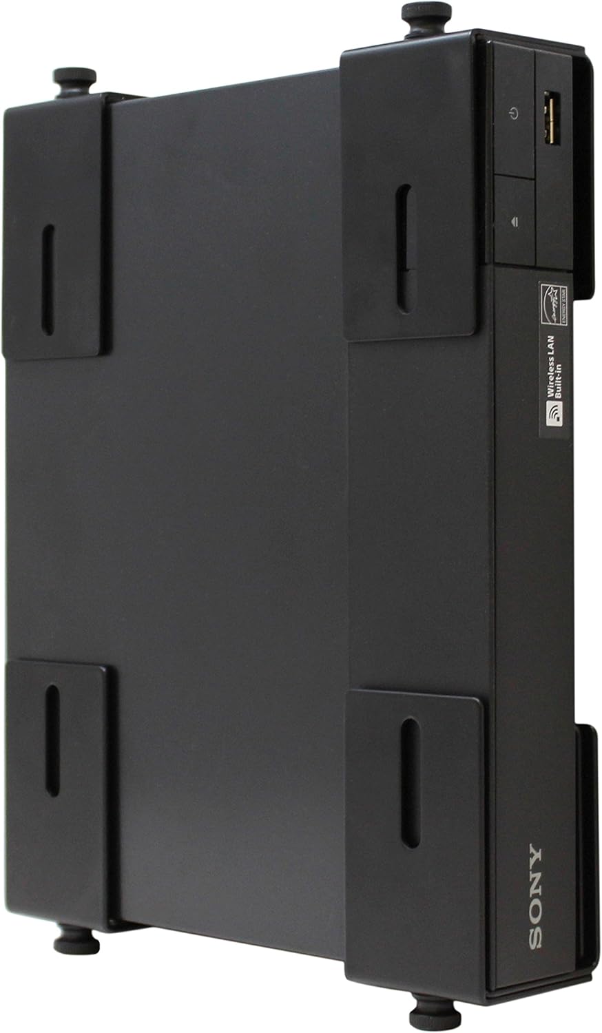 HumanCentric Cable Box Mount and Modem Mount, Adjustable Wall Mount for Small and Wide Devices Like Cable Boxes, Modems, DVD Players, Streaming Media Devices, Mount on The Wall Behind TV