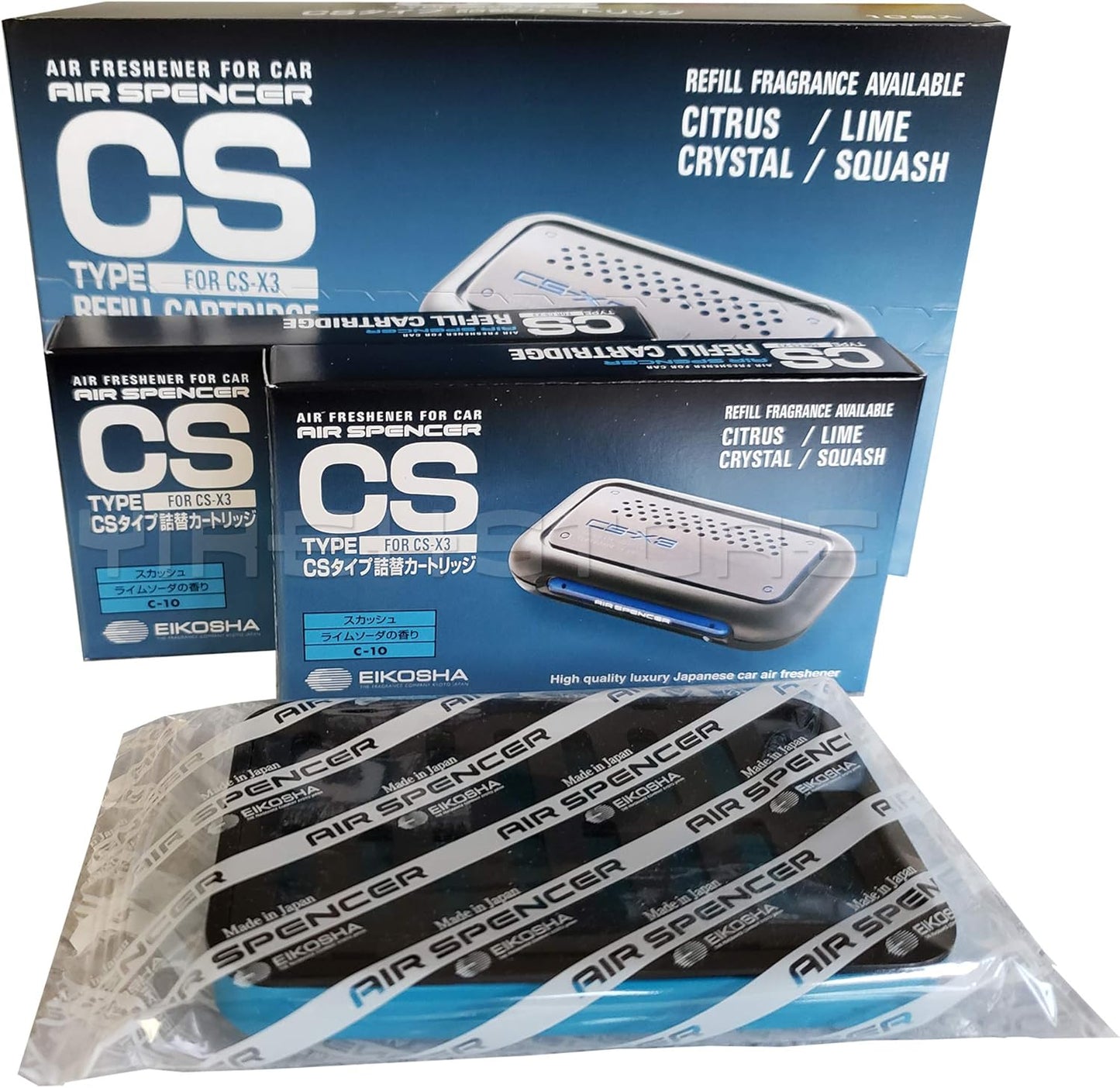 CS-X3 Squash C10 Air Spencer Refill - Pack of 3