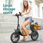 NAVIC Electric Scooter Adults,Electric Scooter with Seat,Max 27/49 Miles Ranges,Top Speed 22 mph,750W Peak Motor,Adult Electric Scooter for Pets,Cargo with Back Basket,Scooter Lock