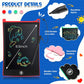 Zonon 4 Pcs LCD Writing Tablet for Kids 8.5 Inch Doodle Board Drawing Tablet Toddler Toys Gifts LCD Writing Board Electronic Erasable Reusable Writing Drawing Pad(Blue, Red, Green, Pink)