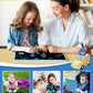 TEKFUN LCD Writing Tablet Doodle Board, 10inch Colorful Drawing Tablet Writing Pad, Kids Travel Essentials, Toddler Toys for 3 4 5 6 7 8 Year Old Girls Boys (Blue)