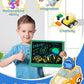 TEKFUN LCD Writing Tablet Doodle Board, 10inch Colorful Drawing Tablet Writing Pad, Kids Travel Essentials, Toddler Toys for 3 4 5 6 7 8 Year Old Girls Boys (Blue)