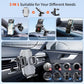 SUUSON Upgraded 3-in-1 Car Phone Holder Mount [Powerful Suction] Phone Mount for Car Dashboard Air Vent Windshield,for All iPhone Android Phone (Black)