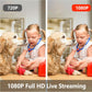 LaView Security Cameras 4pcs, Home Security Camera Indoor 1080P, Wi-Fi Cameras Wired for Pet, Motion Detection, Two-Way Audio, Night Vision, Phone App, Works with Alexa, iOS &amp; Android &amp; Web Access