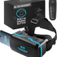 FEEBZ 3D VR Headset for Kids 2.0   Android Remote - for iPhone &amp; Android Phones | with 3D VR Videos &amp; Apps Links | Virtual Reality Goggles Set for Beginners