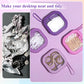 Kathfly 4 Pcs White Hair Tie Organizer Portable Hair Accessory Storage Containers Stackable Hair Tie Bobby Pin Holder Home Cotton Swab Dispenser Hair Accessories Jewelry Organizer Box