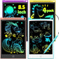 TECJOE 4 Pack LCD Writing Tablet, 8.5 Inch Colorful Doodle Board Drawing Tablet for Kids, Kids Travel Games Activity Learning Toys Birthday Gifts for 3 4 5 6 Year Old Boys Girls Toddlers Preschooler