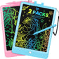 SplashNSpray Drawing Tablet, 2pack LCD Writing Tablet for Kids, Colorful Toddler Doodle Board, Erasable Reusable Electronic Drawing Pads, Educational and Learning Toy for 3  Years Old Kids 8.5inch