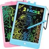 SplashNSpray Drawing Tablet, 2pack LCD Writing Tablet for Kids, Colorful Toddler Doodle Board, Erasable Reusable Electronic Drawing Pads, Educational and Learning Toy for 3  Years Old Kids 8.5inch