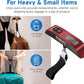 Etekcity Luggage Scale for Travel Essentials, Digital Suitcase Weight Scale with Hook, Portable Hanging Baggage Scale for Travel Accessories, 110 Pounds, Battery Included
