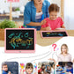 KOKODI 12 Inch LCD Writing Tablet with Anti-Lost Stylus, Erasable Doodle Board Colorful Toddler Drawing Pad, Car Travel School Games Toys for 3 4 5 6 7 8 Kids, Birthday Gift for Girls Boys Adults Pink