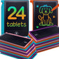 Party Favor Mini LCD Writing Tablet for Kids, 12 Pack – 4.5 Inch Mini Drawing Board. Fun and Educational for Kids That Sketch and Doodle. Perfect Goodie Bag and Gift Bag Filler, School Prize Or Gift
