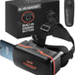 FEEBZ 3D VR Headset for Kids 2.0   Android Remote - for iPhone &amp; Android Phones | with 3D VR Videos &amp; Apps Links | Virtual Reality Goggles Set for Beginners