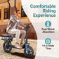 NAVIC Electric Scooter Adults,Electric Scooter with Seat,Max 27/49 Miles Ranges,Top Speed 22 mph,750W Peak Motor,Adult Electric Scooter for Pets,Cargo with Back Basket,Scooter Lock