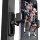 APPS2Car Gym Magnetic Phone Holder, 360 Adjustable, Compatible with 4.7-6.5&#34; Smartphones, Alloy Base and Joint, Black