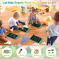 FLUESTON LCD Writing Tablet, Doodle Board Toys Gifts for 3-8 Year Old Girls Boys, 10 Inch Colorful Electronic Board Drawing Pad for Kids, Gifts for Toddler Educational Learning Travel Birthday, Blue