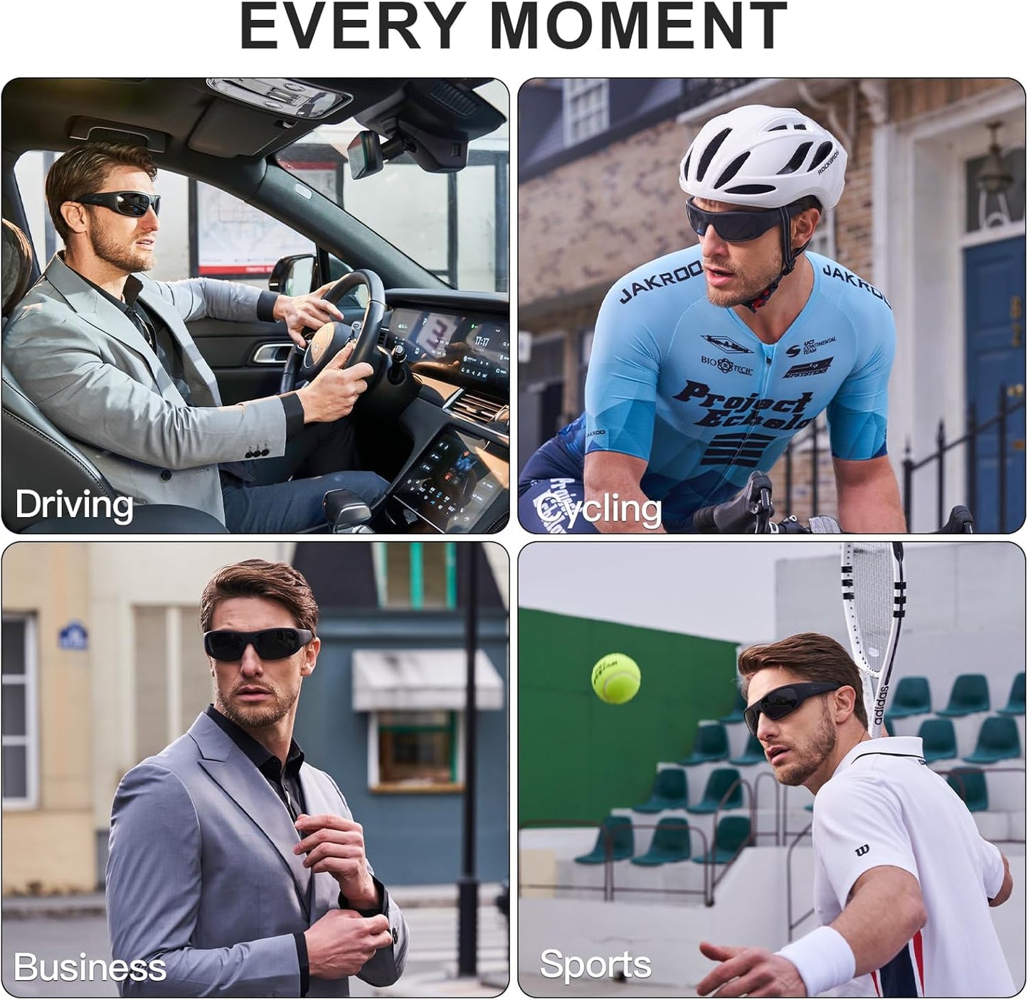 OhO Smart Glasses, Audio Glasses With Bluetooth Speaker,Reading Glasses With Voice Control and Open Ear,(Men/Women)
