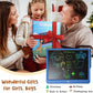 LCD Writing Tablet for Kids, Kidopire 15 Inch Large Screen Doodle Board, Colorful Drawing Writing Board Tablet Kids Age 3-12  Birthday Erasable Drawing Pad Message Practice Note Learning Toys, Purple