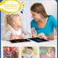 bravokids 2 Pack LCD Writing Tablet with Stylus, 8.5 inch Colorful Doodle Board Drawing Pad for Kids, Travel Games Activity Learning Toys, Birthday Gift for Age 3 4 5 6 7 8 Year Old Boys Girls