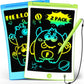 TEKFUN 2 Pack LCD Writing Tablet with Stylus, 8.5in Erasable Doodle Board Mess Free Drawing Pad for Kids, Car Trip Educational Toys Birthday Christmas Gift for 3 4 5 6 7 Girls Boys (2*Blue)