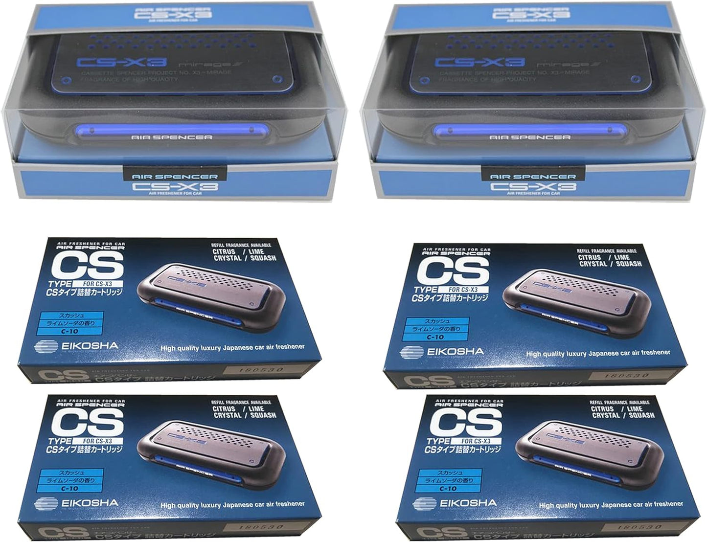 CS-X3 Squash C10 Air Spencer Refill - Pack of 3