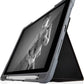 STM Dux Plus Duo for iPad (9th/8th/7th Gen) 10.2&#34; Case: Maximum Drop Protection, Clear Back, Apple Pencil/Logitech Crayon storage with Magnetic Battery Saving On/Off Cover- Black