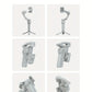 Smartphone Gimbal Stabilizer, Intelligent Gimbal, 3-Axis Smartphone Gimbal, Target Tracking, Portable and Foldable, Automatic Tracking Smartphone Stabilizer, Smartphone Gimbal with ActiveTrack, Stabilizer for Video Recording, Vlogging Stabilizer