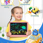 TEKFUN LCD Writing Tablet Doodle Board, 10inch Colorful Drawing Tablet Writing Pad, Kids Travel Essentials, Toddler Toys for 3 4 5 6 7 8 Year Old Girls Boys (Blue)