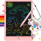 FLUESTON LCD Writing Tablet, Doodle Board Toys Gifts for 3-8 Year Old Girls Boys, 10 Inch Colorful Electronic Board Drawing Pad for Kids, Gifts for Toddler Educational Learning Travel Birthday, Blue