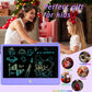 FLUESTON LCD Writing Tablet, Doodle Board Toys Gifts for 3-8 Year Old Girls Boys, 10 Inch Colorful Electronic Board Drawing Pad for Kids, Gifts for Toddler Educational Learning Travel Birthday, Blue
