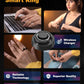 Aabo AI Smart Ring for Men &amp; Women | Fitness Tracking - 32 Modes | Sleep &amp; Stress Monitoring | Titanium Ring | No App Subscription | IP68 Water Resistant | Upto 7-Day Battery Life |Black, Size 11