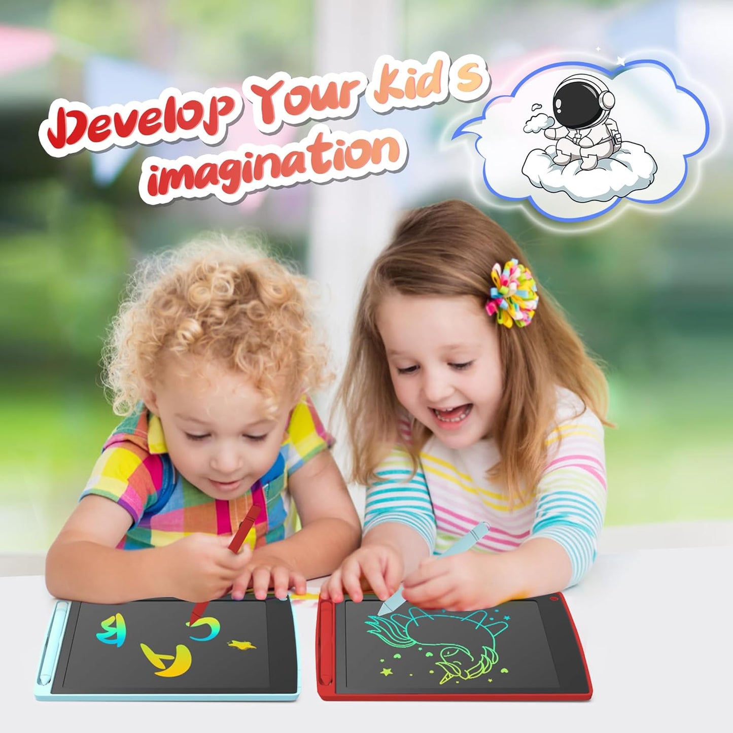 3 Pack LCD Writing Tablet, Colorful Toddler Drawing Tablet Doodle Board for Kids, Erasable Reusable Electronic Drawing Pad, LEYAOYAO Educational and Learning Toy for 3-6 Years Old Boy and Girl