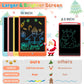 FLUESTON LCD Writing Tablet, Doodle Board Toys Gifts for 3-8 Year Old Girls Boys, 10 Inch Colorful Electronic Board Drawing Pad for Kids, Gifts for Toddler Educational Learning Travel Birthday, Blue