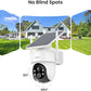 AOSU Security Cameras Outdoor Wireless, 4 Cam-Kit, No Subscription, Solar-Powered, Home Security Cameras System with 360° Pan &amp; Tilt, Auto Tracking, 2K Color Night Vision, Easy Setup, 5G &amp; 2.4G WiFi