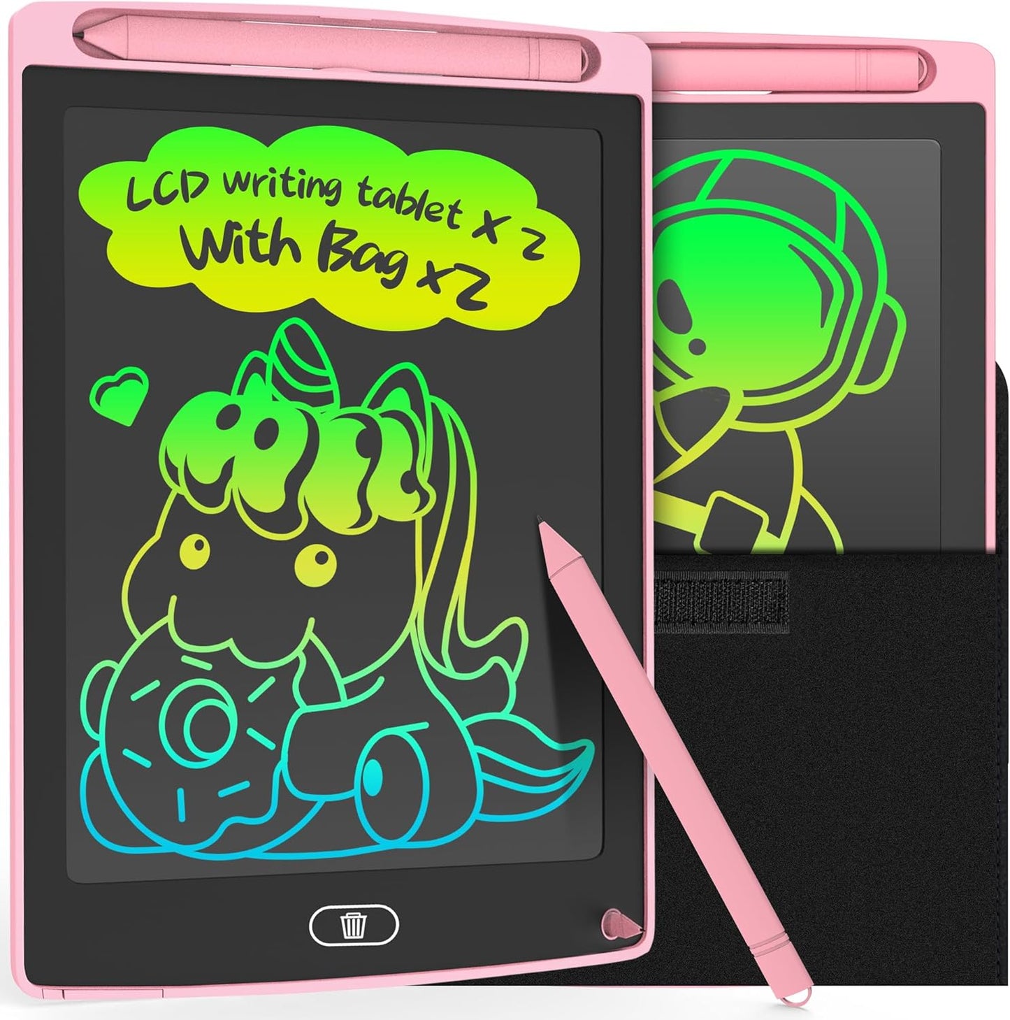 3 Pack LCD Writing Tablet, Colorful Toddler Drawing Tablet Doodle Board for Kids, Erasable Reusable Electronic Drawing Pad, LEYAOYAO Educational and Learning Toy for 3-6 Years Old Boy and Girl