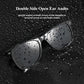 Blackview Smart Glasses, 5.0 Bluetooth Sunglasses with Open Ear Speaker, Voice Assistant Compatible, Blue Light Blocking Lens