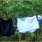 HAWATOUR Travel Clothesline, Portable Retractable Clothesline with 12pcs Clothespins for Indoor Laundry Drying, Outdoor Camping Accessories, Black