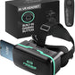 FEEBZ 3D VR Headset for Kids 2.0   Android Remote - for iPhone &amp; Android Phones | with 3D VR Videos &amp; Apps Links | Virtual Reality Goggles Set for Beginners