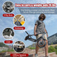 Electric Scooter for Adults, 500W Motor, Max 17-20 Mph Speed, 19 Miles Long Range, 8.5 Inch Solid Tires, Portable Folding E-Scooter for Commuting with Dual Brakes, APP Control &amp; Front &amp; Rear Lights