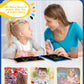 bravokids 2 Pack LCD Writing Tablet with Stylus, 8.5 inch Colorful Doodle Board Drawing Pad for Kids, Travel Games Activity Learning Toys, Birthday Gift for Age 3 4 5 6 7 8 Year Old Boys Girls