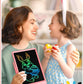Bravokids 10 Inch LCD Writing Tablet for 3-8 Year Olds - Electronic Drawing Pad and Doodle Board as Educational Birthday Gifts for Girls and Boys (Pink)