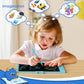 TEKFUN LCD Writing Tablet Doodle Board, 10inch Colorful Drawing Tablet Writing Pad, Kids Travel Essentials, Toddler Toys for 3 4 5 6 7 8 Year Old Girls Boys (Blue)