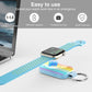 i.VALUX for Apple Watch Charger Portable Magnetic i Watch Charger, Keychain Travel Accessories Smart Wireless Charging Battery Pack Power Bank for Apple Watch Series 10/9/8/7/6/5/4/3/2/1/SE/Ultra1 2
