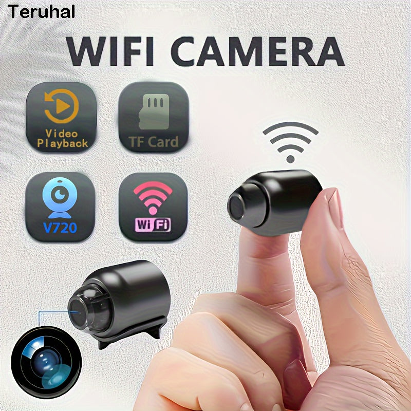 SmartEye Wireless Camera - Remote Monitoring Webcams with Mobile App, Real-Time Video, Motion Detection, Night Vision, and Two-Way Audio - Perfect Housekeeper Assistant for Home Security
