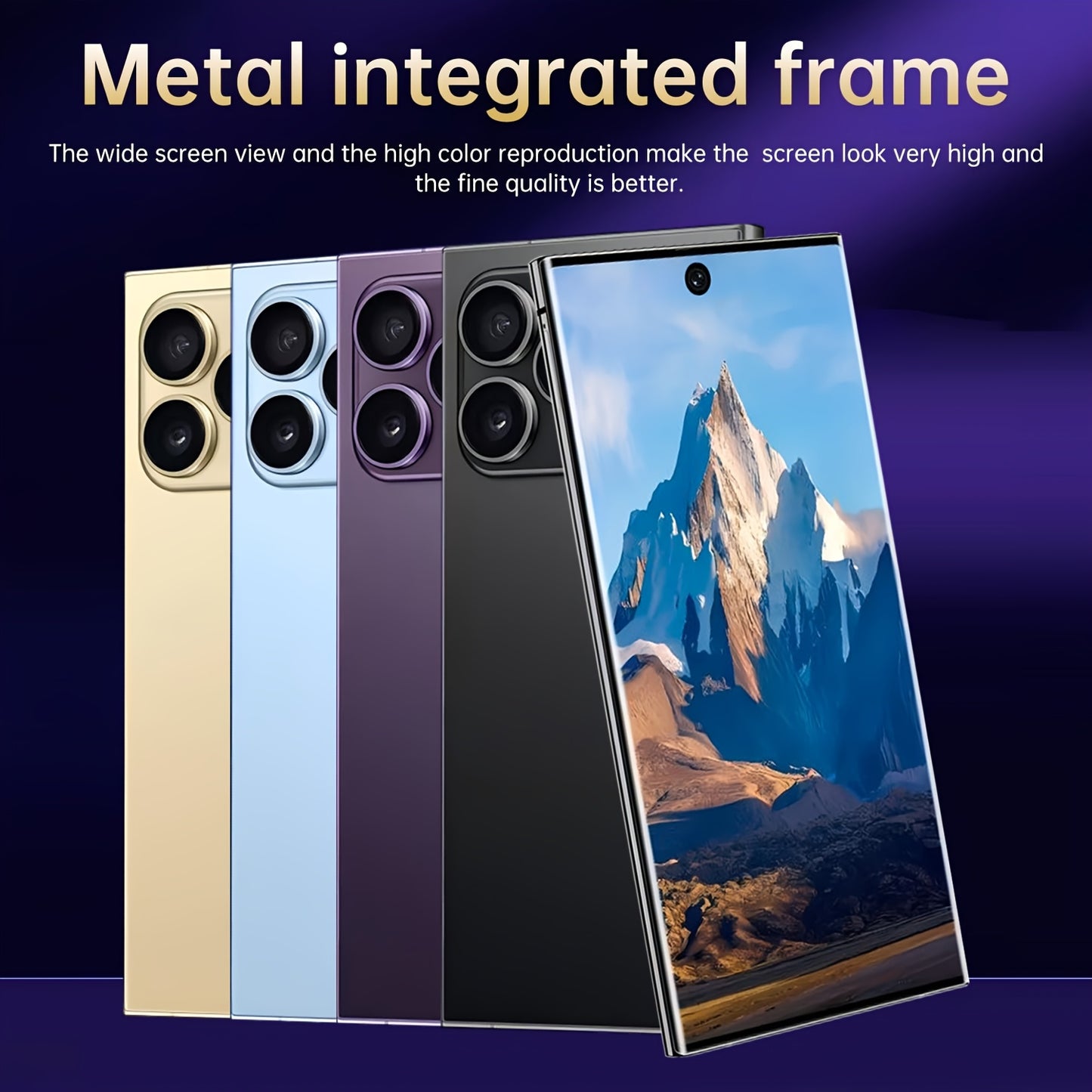 Ultra-Slim 6.8" Android Smartphone - Dual SIM, 8GB 256GB, 6800mAh Fast-Charging Battery, Built-in Stylus Pen, Face Unlock, Expandable Storage to 512GB, USB-C, 5G Connectivity, 1080P HD Display - For Tech Enthusiasts - Perfect for Christmas & Halloween Gi