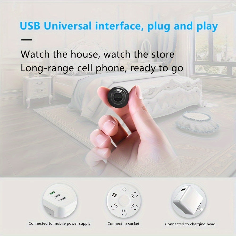 SmartEye Wireless Camera - Remote Monitoring Webcams with Mobile App, Real-Time Video, Motion Detection, Night Vision, and Two-Way Audio - Perfect Housekeeper Assistant for Home Security