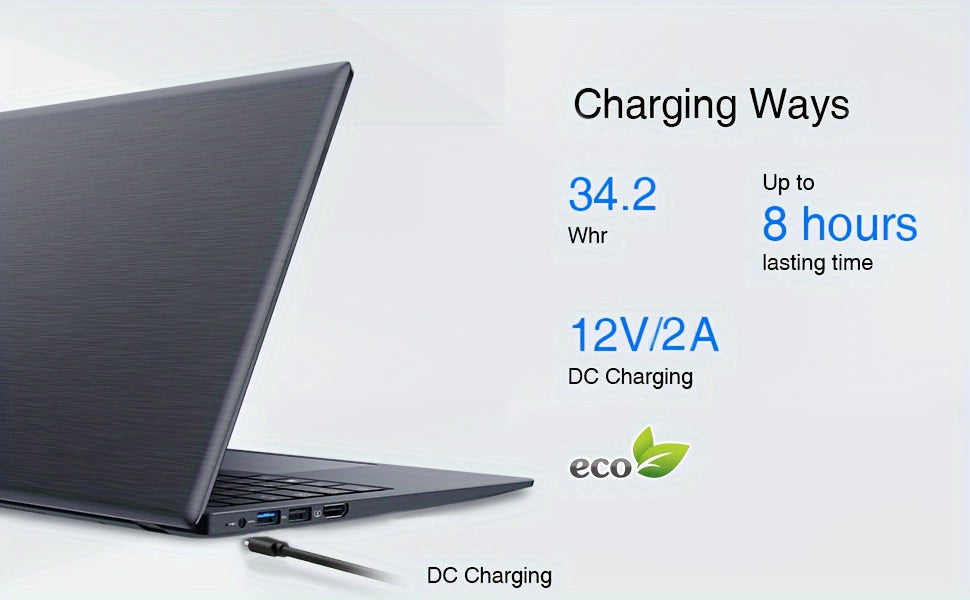 14" Laptop N4000 2.6Ghz 8GB RAM 256GB ROM