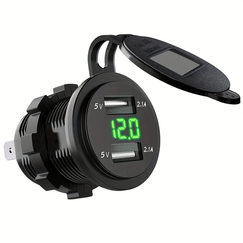 Dual USB Charger Socket - Power Outlet 5V 2.1A 2.1A