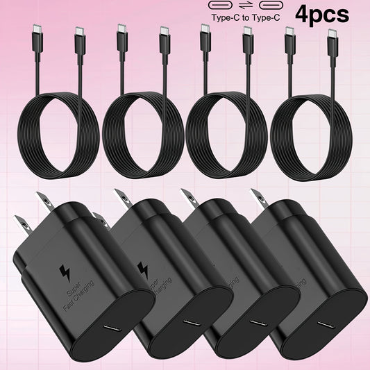 for Samsung Fast Charger Type C, Type C Wall Charger  4ft Cable Fast Charging  Galaxy S23 Ultra/S23/S23 /S22/S22 Ultra/S22 /S21 Ultra/S20 Ultra/Note 20/Note 10/Z Fold 3