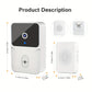 Tuya Wireless Doorbell Camera With HD Video, Night Vision & Voice Change